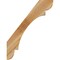 Ekena Millwork 4"W x 28"D x 36"H Olympic Rough Sawn Knee Brace, Western Red Cedar BRC04X28X36OLY00RWR - alternate 3